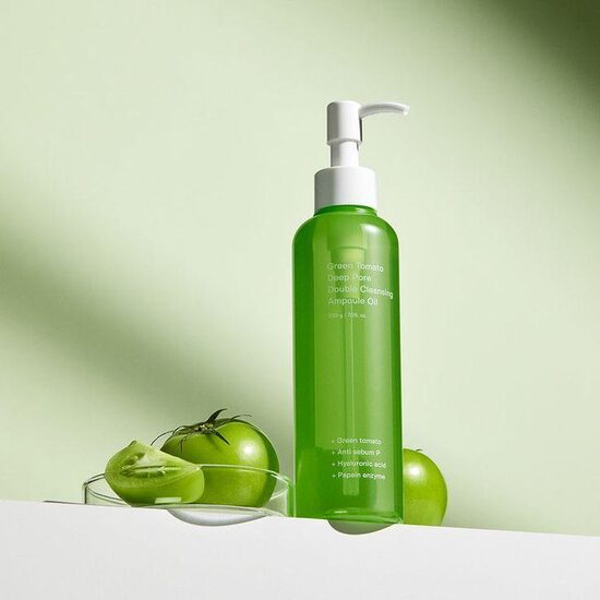 Sungboon Editor Green Tomato Deep Pore Double Cleansing Ampoule Oil 